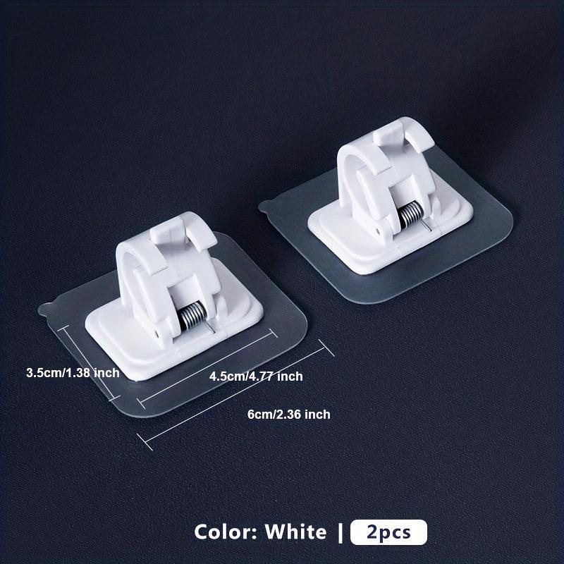 Adjustable Adhesive Curtain Rod Bracket for Shower Curtains