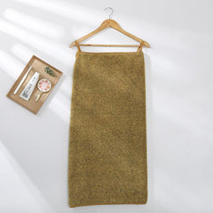 Women's Polyester Coral Velvet Strap Bath Towel