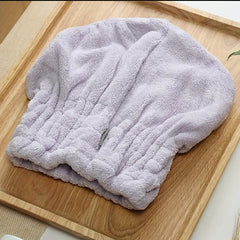 Women's Microfiber Hair Drying Cap Thickened Towel
