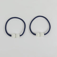 2pcs Magnetic Curtain Tieback Faux Pearl Beaded Drape Tie Back