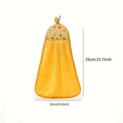 Coral Fleece Hanging Towel Quick Drying Soft Absorbent Towel