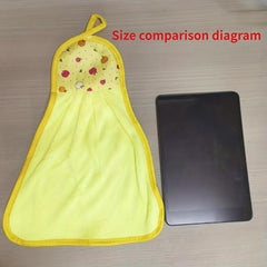 Coral Fleece Hanging Towel Quick Drying Soft Absorbent Towel