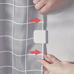4pcs Shower Curtain Clip Anti Splash Self Adhesive Bathroom Accessories