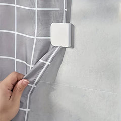 4pcs Shower Curtain Clip Anti Splash Self Adhesive Bathroom Accessories