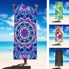 Microfiber Beach Towel Quick Drying Soft Absorbent Sandproof Lightweight
