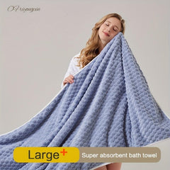 Large Microfiber Bath Towel for Adults Quick Dry Soft Bathroom Towel