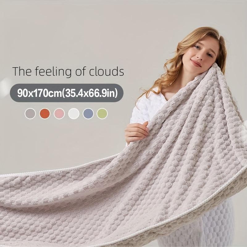 Large Microfiber Bath Towel for Adults Quick Dry Soft Bathroom Towel