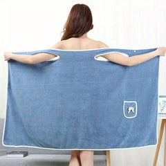 Bowknot Coral Velvet Bath Skirt for Adults Water Absorption Quick Drying