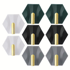 4pcs Bathroom Towel Hook Strong Adhesive Clothes Hanger Bedroom Wardrobe Hook