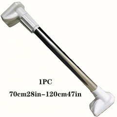 Thick Coated Telescoping Shower Curtain Rod No Drilling