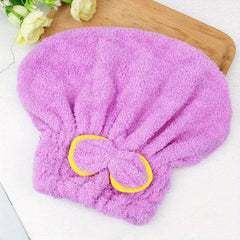 Elastic Strap Hair Drying Cap, Quick Drying Turbans For Wet Hair