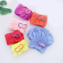 Elastic Strap Hair Drying Cap, Quick Drying Turbans For Wet Hair
