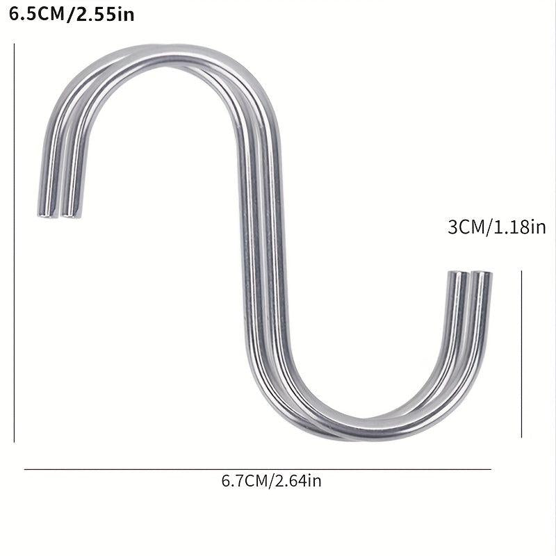 10pcs Stylish Household Storage Hook Set - Clothes & Accessories Organizer