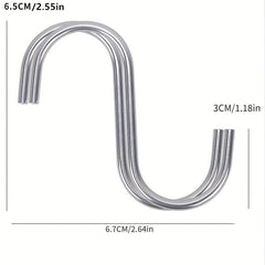 10pcs Stylish Household Storage Hook Set - Clothes & Accessories Organizer