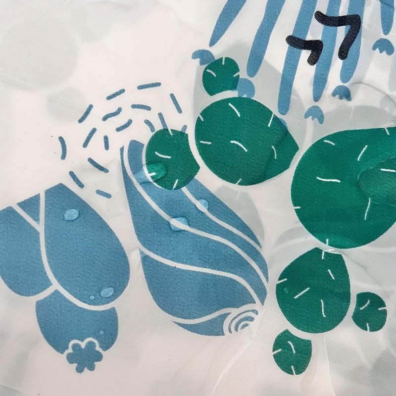 Printed Shower Curtain Waterproof with 12 Hooks Bathroom Decor