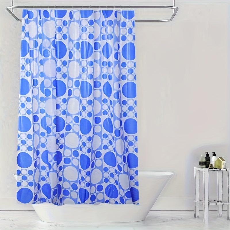 Printed Shower Curtain Waterproof with 12 Hooks Bathroom Decor