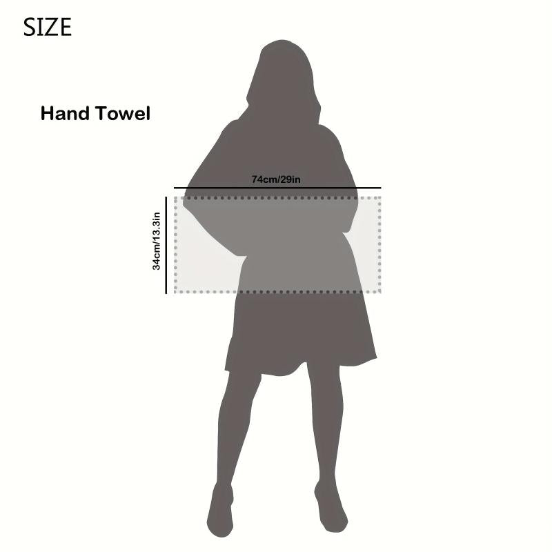 3pcs Bathroom Hand Towels Cotton Ultra Soft Highly Absorbent 13 X 28