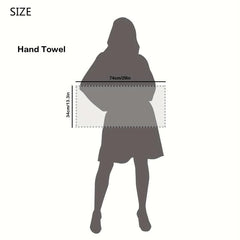 3pcs Bathroom Hand Towels Cotton Ultra Soft Highly Absorbent 13 X 28
