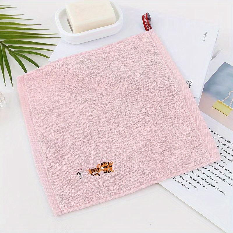 3pcs Cotton Square Towel For Face Washing And Hand Wipe