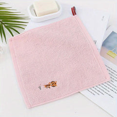 3pcs Cotton Square Towel For Face Washing And Hand Wipe