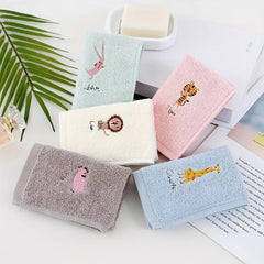 3pcs Cotton Square Towel For Face Washing And Hand Wipe