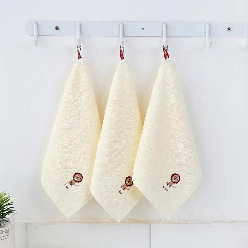 3pcs Cotton Square Towel For Face Washing And Hand Wipe