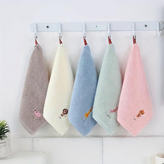 3pcs Cotton Square Towel For Face Washing And Hand Wipe