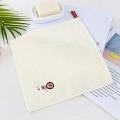 3pcs Cotton Square Towel For Face Washing And Hand Wipe