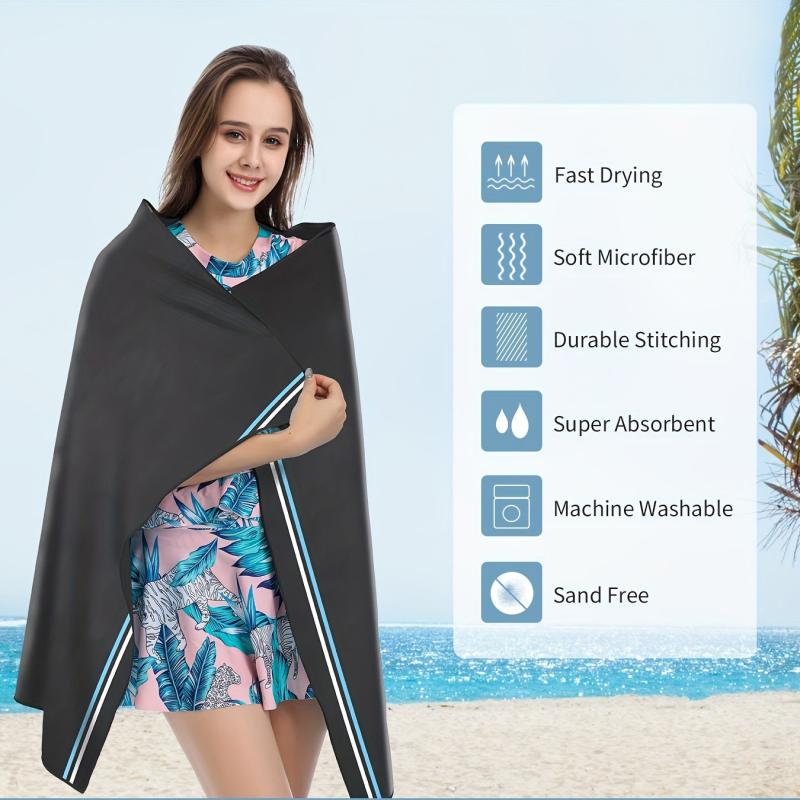 Quick Drying Sports Towel Absorbent Bath Towel for Camping Gym Beach