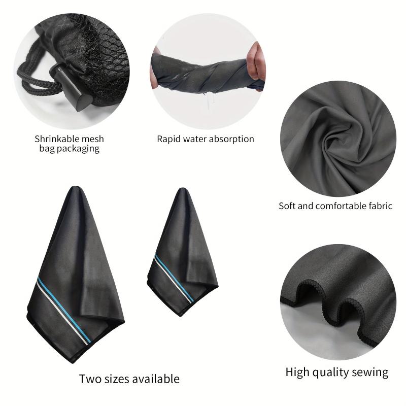Quick Drying Sports Towel Absorbent Bath Towel for Camping Gym Beach