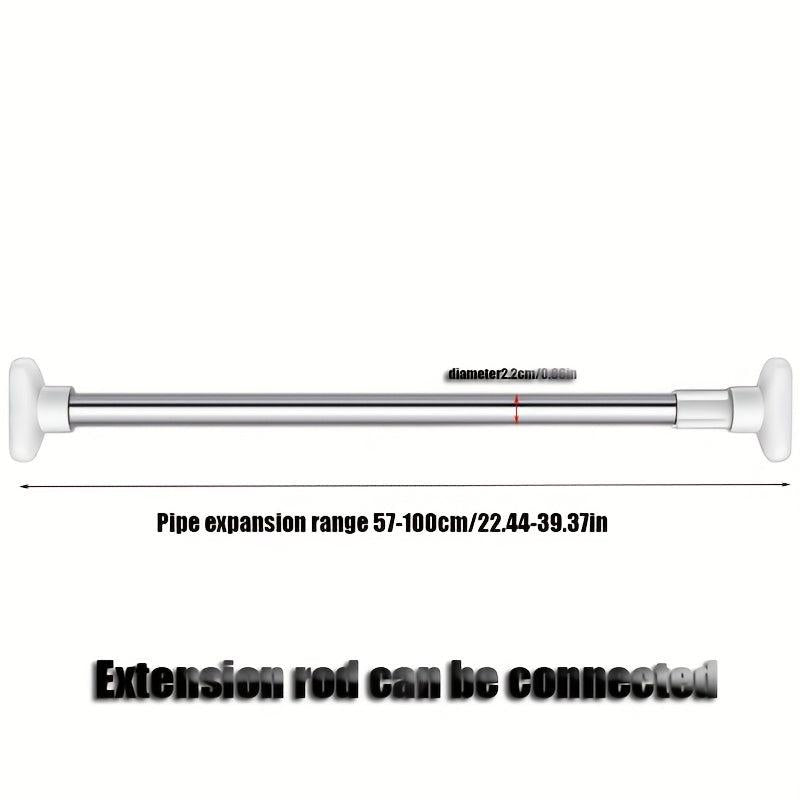 Adjustable Telescopic Stainless Steel Clothes Pole