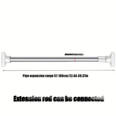 Adjustable Telescopic Stainless Steel Clothes Pole