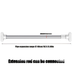 Adjustable Telescopic Stainless Steel Clothes Pole