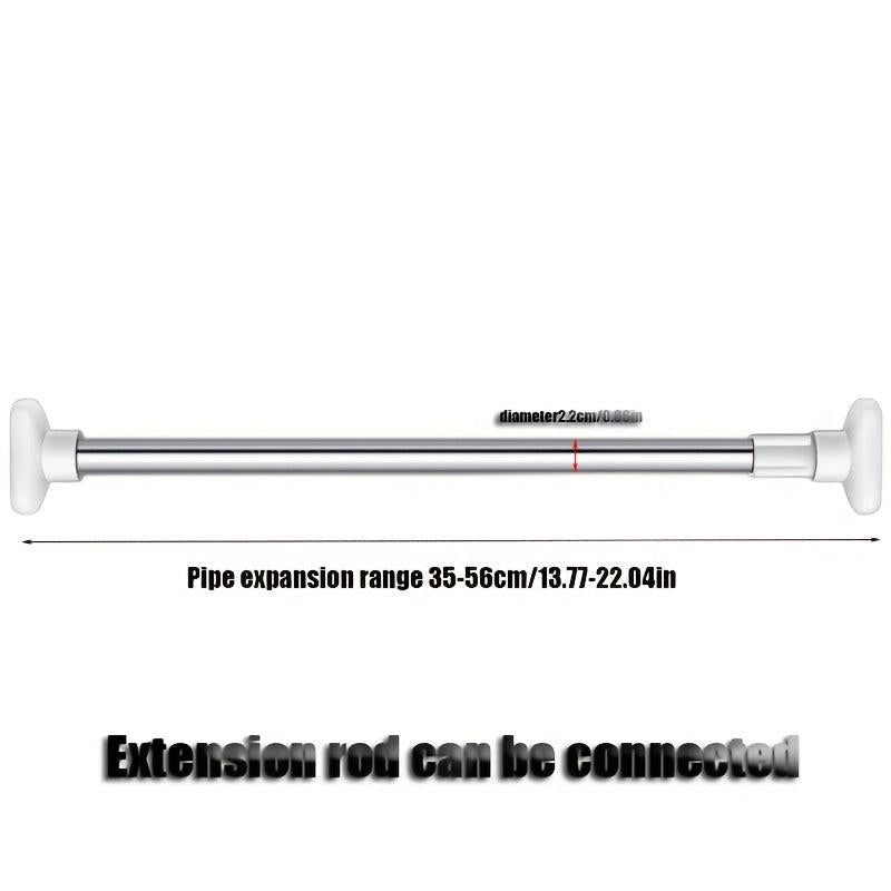 Adjustable Telescopic Stainless Steel Clothes Pole