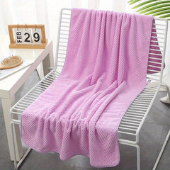 1pc Solid Hand Towel Quick Drying Absorbent Hand Towel Microfiber Soft Towel