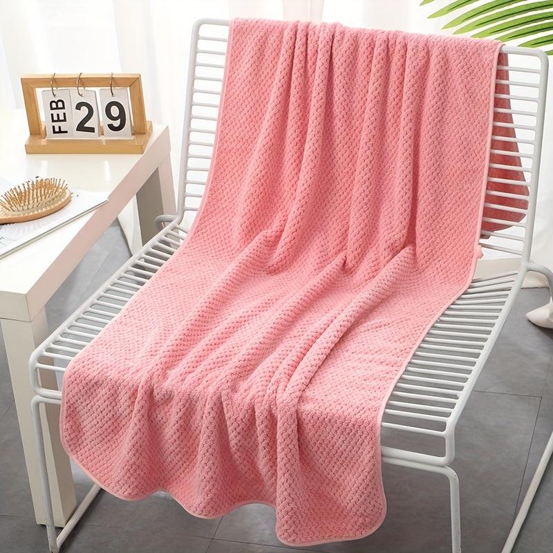1pc Solid Hand Towel Quick Drying Absorbent Hand Towel Microfiber Soft Towel