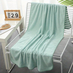 1pc Solid Hand Towel Quick Drying Absorbent Hand Towel Microfiber Soft Towel
