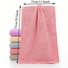 1pc Solid Hand Towel Quick Drying Absorbent Hand Towel Microfiber Soft Towel