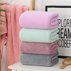 1pc Solid Hand Towel Quick Drying Absorbent Hand Towel Microfiber Soft Towel