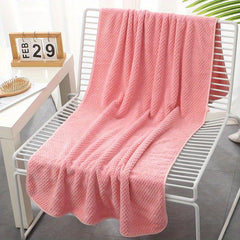 1pc Solid Hand Towel Quick Drying Absorbent Hand Towel Microfiber Soft Towel