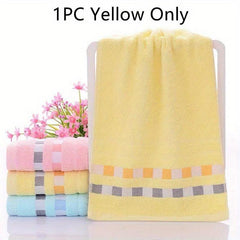 1pc Face Towel Cotton Hand Towel 28 3 13in Thickened Absorbent Washcloth
