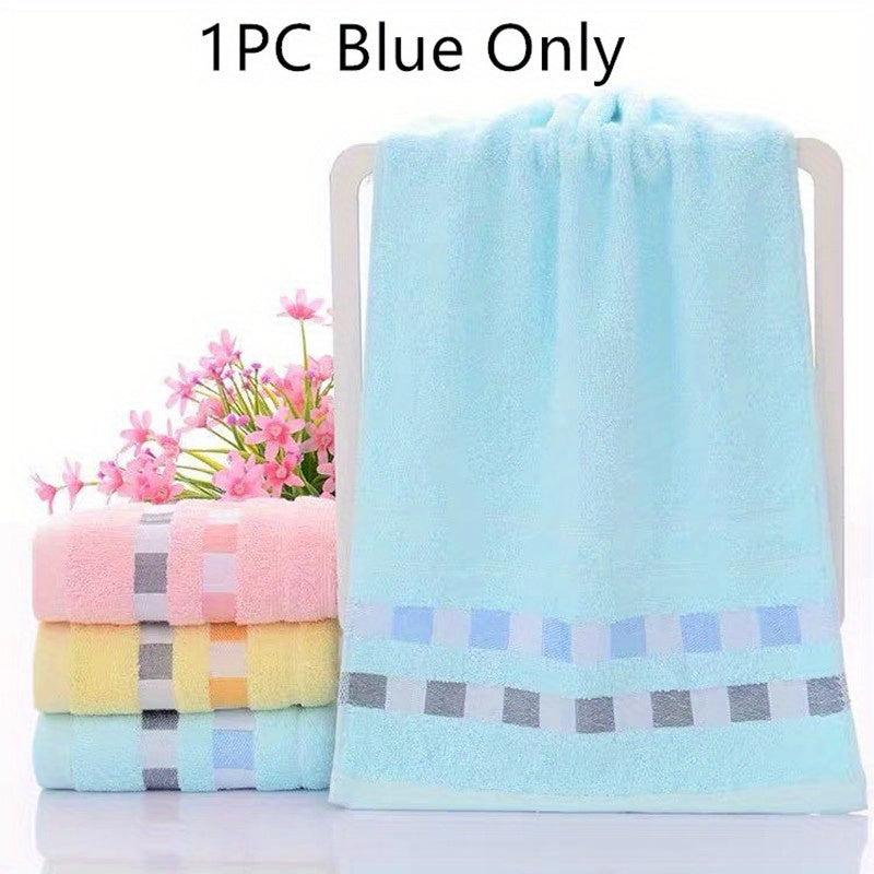 1pc Face Towel Cotton Hand Towel 28 3 13in Thickened Absorbent Washcloth