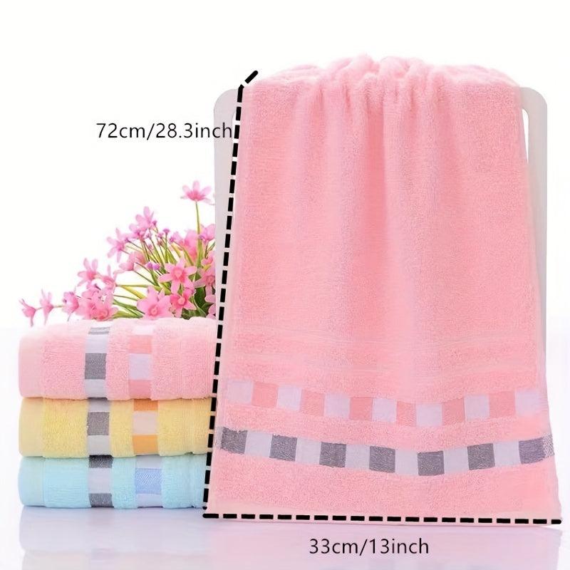 1pc Face Towel Cotton Hand Towel 28 3 13in Thickened Absorbent Washcloth