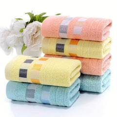 1pc Face Towel Cotton Hand Towel 28 3 13in Thickened Absorbent Washcloth