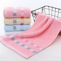 1pc Face Towel Cotton Hand Towel 28 3 13in Thickened Absorbent Washcloth