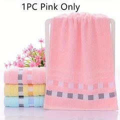 1pc Face Towel Cotton Hand Towel 28 3 13in Thickened Absorbent Washcloth