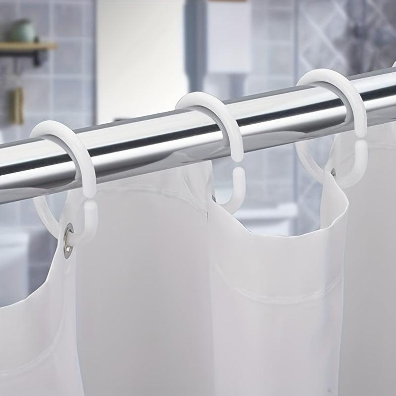 Plastic Shower Curtain Hook C-shaped Bathroom Accessories