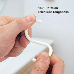 Plastic Shower Curtain Hook C-shaped Bathroom Accessories