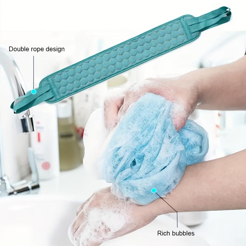 3pcs Exfoliating Back Scrubber Set for Deep Cleansing and Smooth Skin