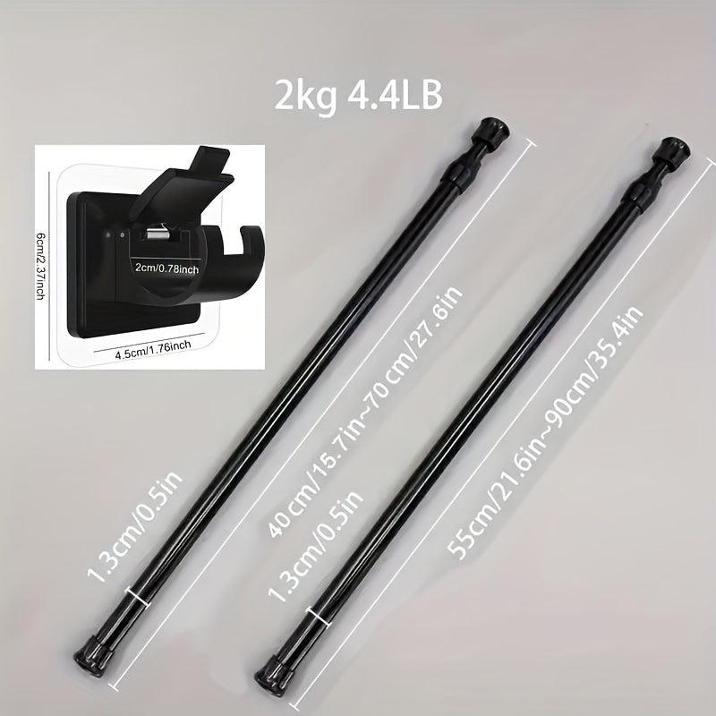 Anti-rust Curtain Hook Punching Wall-mounted Functional Hook